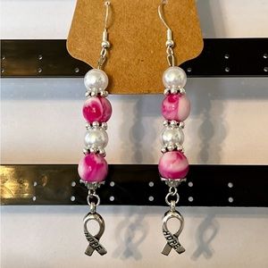 💕BREAST CANCER AWARENESS EARRINGS💕